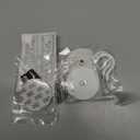 DEKAZIA® Set of 2 Self-Adhesive Ceiling Hooks White - Extra Strong Round Hooks for Ceiling & Wall