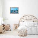JCJMY 10x14 Rustic Brown Picture Frame Set of 3, Horizontal and Vertical Formats for Wall Hanging, 10 x 14 Wall Gallery Poster Photo Frames with Shatter Resistant Plexiglass, 3 Pack, Rustic Brown