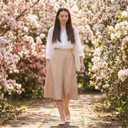 Women's Ballet Flats Shoes Comfortable PU Leather Dress Slip on Shoes Teacher Business Casual (Pink, M)