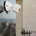 Blink Camera Mount with Dual Suction Cup, No-Drill, No Need Adhesive, Mounted on Smooth Surfaces Like Windows, Glossy Tiles, and Wood, 2 Pack for All Blink Camera-White