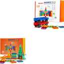 Gemmicc 100PCS Magnetic Tiles Set + 55PCS Magnetic Tiles