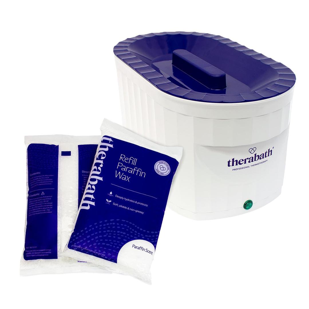 4 x Therabath Professional Thermotherapy TB6 Paraffin Wax Bath - Helps Relieve Arthritis & Muscle Stiffness - Heat Therapy for Hands, Feet, Face & Body - Made in USA - 6 lb. ScentFree
