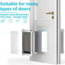 3-Flap Never Rust Extra Large Dog Door for Doors with Sliding Lock Panel, Steel Frame and Telescoping Tunnel Pet Door, Extreme Weather Durable Doggy Door Pets Up to 220 Lb, XLarge for Door