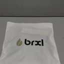 BRXL Womens Twist Back Sports Bra Buttery Soft Low Impact Yoga Bra Removable Pads Scoop Neck Crop Top Pilates Lounge (Medium, Black)