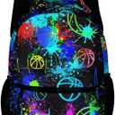 Basketball School Backpack for Kids Girls Boys, 16 Inch Cool Basketball Themed Bookbag, Personality School Backpack for Students Children, sustainable, Lightweight, Large Capacity