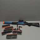 Realistic Toy Shotgun Suitable for Nerf Gun's Dart - with Double Barreled Shooting, Sight, 40 Soft Darts, 40 Suction Cup Dart, Foam Blasters Hunting Rifle Toy Gun for Kids Outdoor Play Shooting Game