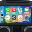 10Car Stereo for Jeep Wrangler JK (2007-2018), Dodge Ram 1500/2500 (2009-2012), Grand Cherokee with CarPlay & Android Auto, WiFi, Online & Offline GPS Navigation (Jppe-10.1) (Jeep-1)