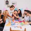 Plastic Table Cloth, 310 Ft X 54 in Disposable Tablecloth White Plastic Tablecloth with Any Cut Sliding Cutters Premium Table Cover Roll for Picnics, Parties, Birthdays, Weddings