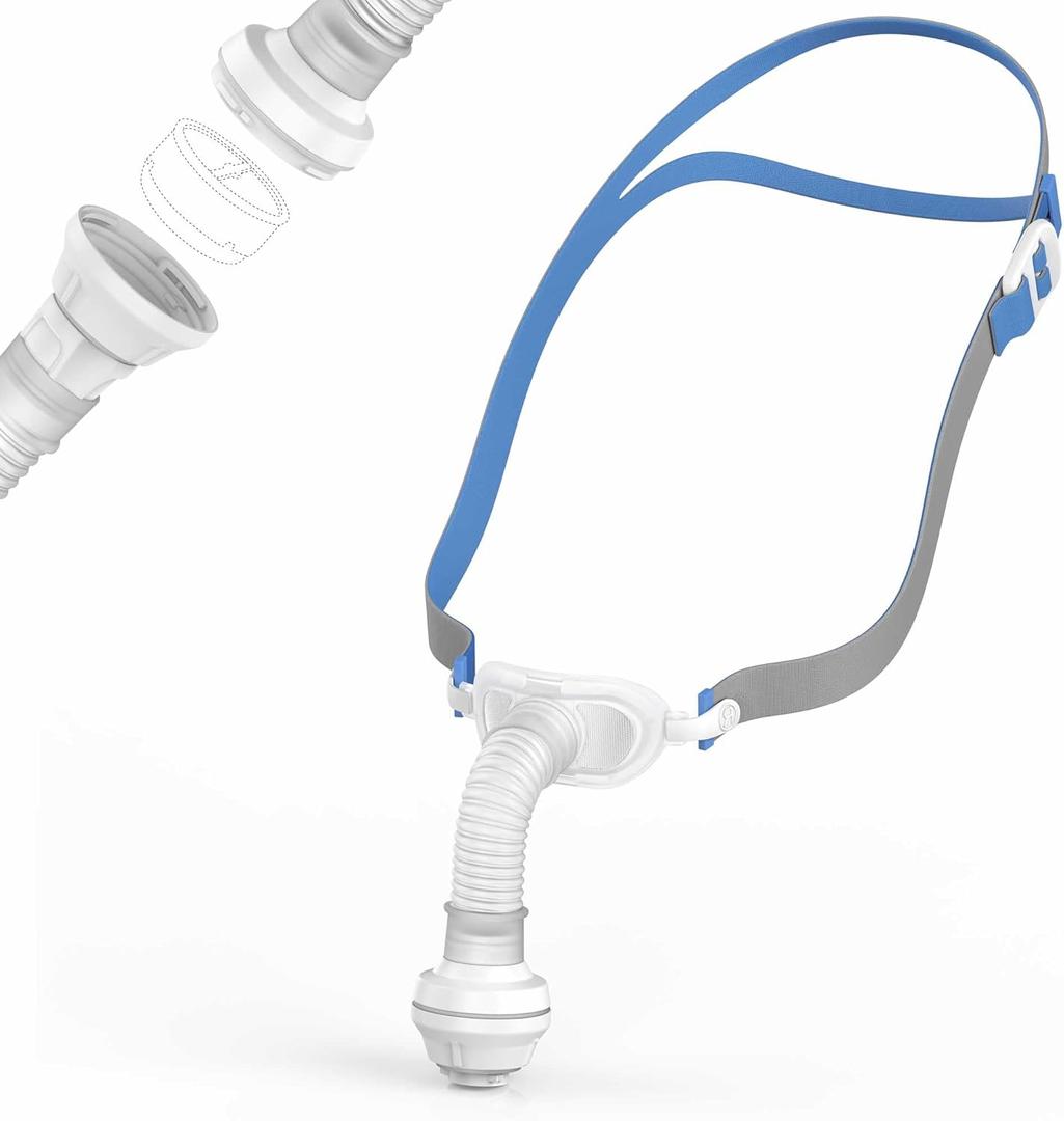 Medihealer P10 Connector Set for AirMini, Including P10 Connector for Airmini and Headgear Compatible with Airfit P10, Great-Value CPAP Supplies(No Cushion)