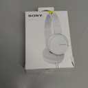 Sony ZX Series Wired On-Ear Headphones, White MDR-ZX110