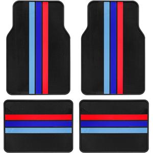 4Pcs Front & Rear Heavy Duty Rubber Car Floor Mats Waterproof,Anti-Slip Compatible with BMW Floor Mat