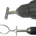 Keyfit Tools Wire Twister Fence Wire Twisting Tool Drill Power Installation Chain Link Wire Rebar Tie Up To 3/16" 7 gauge Wire