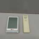 Indoor Outdoor Thermometer Hygrometer Wireless Weather Station, Temperature Humidity Monitor Battery Powered Inside Outside Thermometers with 330ft Range Remote Sensor and Backlight Display (White+Grey)