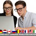 2026 Latest Smart Audio Glasses with Bluetooth, Open-Ear Speakers, Music & Hands-Free Calls, AI Voice Assistant, Translation for 164+ Languages Wearable Tech Glasses for Men & Women no Camera