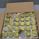 BIGIVACA 2 oz Hexagon Mini Glass Honey Jars with Wood Dippers,30 Pack Small Honey Jars with Gold Lids, Bee Pendants,Jutes,35 Bee Stickers, Perfect for Baby Shower, Wedding Favors, Party Favors