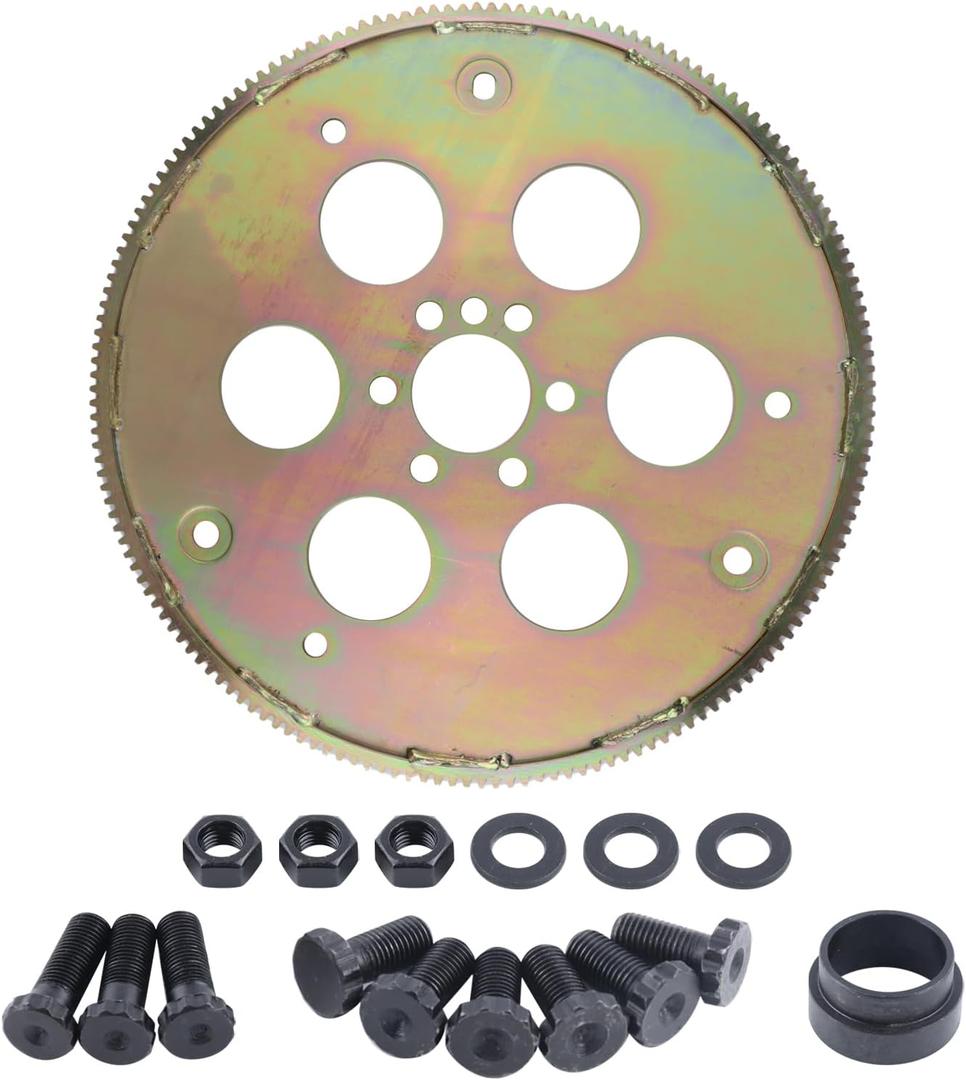 LSOT00142 LS V8 Flexplate Adapter Kit Compatible with 1997-2007 GM Gen III LS1/LS2/LS6/4.8/5.3/6.0 TH350 700R4 4L60 Transmission