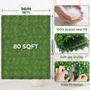 120"x 96" (80 SQFT), Artificial Green Ivy Privacy Fence Screen