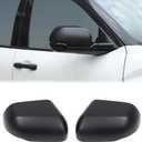 Car Door Rear View Mirror Trim Cover Compatible with Toyota Tundra/Sequoia 2022-2025 Exterior Side Rearview Mirror Housing Cap Protector Cover Accessories, Only Fit Without Turn Signal Lights Version (Matte Black(B))