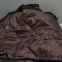 Magnetic Thermal Insulated Door Curtain Fit Door Size 36''  82'', Filled with Thicken Cotton, Center Opening Doorway Curtain Winter Waterproof Door Cover Keep Cold Draft Out, Coffee