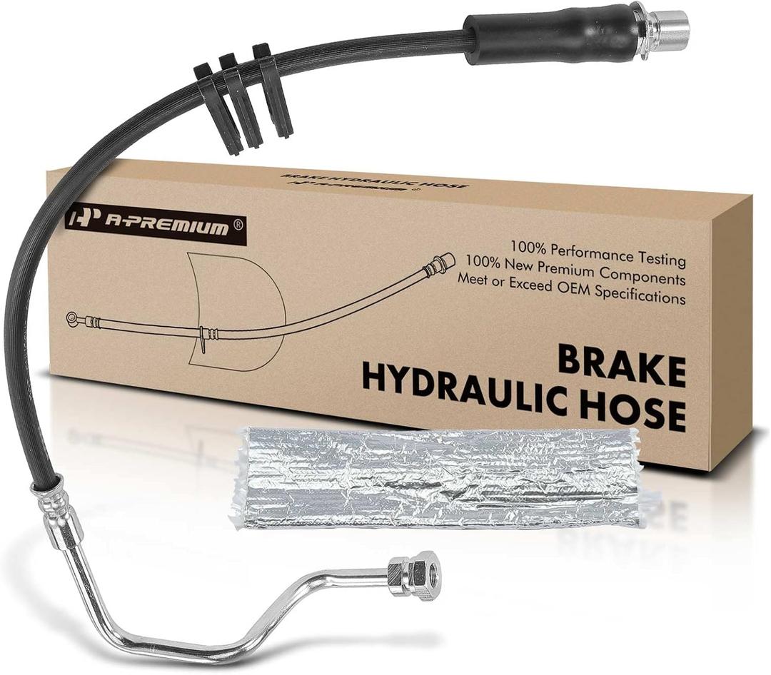 A-Premium Front Passenger Inner Brake Hydraulic Hose Compatible with Select Ram Models - 2500, 3500, 2017-2018, 5.7L 6.4L 6.7L, RWD, with Rear Coil springs - Replace# 4779942AJ