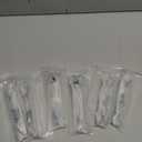 JETLAND Bridged Drawer Cabinet Pulls, 6-Pack Flat Black 3" Hole Centers, Antique Peony Solid Cast, TG01150B076