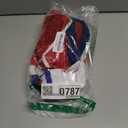 6 Pcs 80s Costume for Men 90s Workout Outfit Set Shorts Striped Sweatbands Headband Socks for Women Party Cosplay