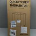 Portable Bathtub for Adults 41.3x26" Foldable Ice Bath Tub for Shower Bathroom Collapsible Cold Plunge Bathtub