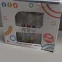 WDF 180 PCS Rainbow Plastic Silverware - Clear Colorful Cutlery Disposable Heavy Duty Include 60 Forks, 60 Knives and 60 Spoons - Colorful Disposable Utensils for Trolls Party/Birthday Party