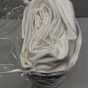 MIULEE Velvet Curtains 96 inches - Luxury Curtains for Bedroom Living Room Thermal Insulated Super Soft Room Darkening Window Drapes Rod Pocket & Back Tab, Ivory, W52 x L96 inches, 2 Panels