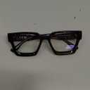 livho Oversized Eyewear Frame for Woman and Men - Rectangle Fashion Glasses for Computer, Chic Preppy Frame (*Coco Tortoise)