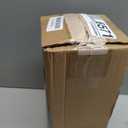 QIYVLOS Toothbrush Holders with Sliding Lid, Rotating 3 Slots Bathroom Organizer Countertop, Tooth Brush Toothpaste Holder Bathroom Counter Stand Sink Organizer Caddy for Vanity Makeup Brushes Holder (White+Transparent Black)