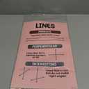 Decorably 20 Boho 5th Grade Math Posters for Classroom, 11x17in Matte-Laminated Educational Math Posters 4th Grade Decor - Classroom, Bulletin Boards, Home Study Room