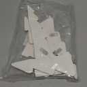 5 Pcs Christmas Table Decorations Indoor, 3D Honeycomb Paper Christmas Trees, Light Up Vintage Table Centerpieces for Christmas Winter Wonderland Holiday Party Weddings Home Decor, 8/10/12 Inch (White)