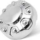 Chrome Wheel Center Cover Hub Cap Compatible with Dodge Ram 2500 3500 SRW 2019-2024, Chrome Hub Cap Replacement for 6PG02SZ0AB 6PG02SZ0AC 68636895AA