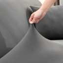 Grey Color Sofa Cover Stretch Elastic Sofa Covers for Living Room Copridivano Couch Covers 
 76×29"