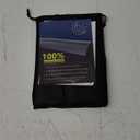 100% Blackout Curtains 79" x 57" Blackout Window Cover Travel Blackout Blinds for Nursery Bedroom Dorm Room Windows Temporary Blackout Shades for Night Shift Worker Traveler, White & Silver