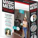 Magic Mesh Double Door- Hands Free Magnetic Screen Door, Fits French & Sliding Doors 75 in x 83 in