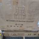 Garvee Power Lift Recliner Chair for Elderly, Oversized Standing Chair Recliner with Massage & Heat, Soft Padded Upholstery, Side Pocket & Cup Holders for Living Room, Bedroom, Grey