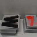 Marquee Letters, Flexible Outdoor Sign Letters for Changeable Portable Roadside Sign, Condensed Helvetica Font, 8 Inch Letter, 9 Inch Panel, 300 pc set