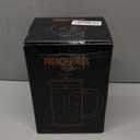 BAYKA French Press Coffee Maker, Easy to use, Large 304 Stainless Steel Coffee Press, Cold Brew Heat Resistant Thickened Borosilicate Coffee Pot for Camping Travel Gifts, 34 Ounce, Dark Pewter