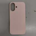 ORNARTO Compatible with iPhone 17 Case 6.3, Slim Liquid Silicone 3 Layers Full Covered Soft Gel Rubber Phone Case Protective Cover 6.3 Inch, Chalk Pink