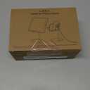 LISEN Cell Phone Stand Phone Holder for Desk Recording Office, Women Office Desk Accessories Gifts PC Gaming Essentials iPhone Stand Gadgets Fit OtterBox Case Switch iPad Air Tablet 4-10 in (BLACK)