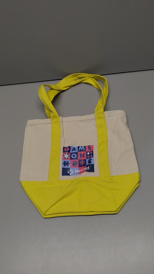 Mini Canvas Tote Bag with Pocket Reusable Pack of 3