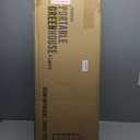 Portable Greenhouse for Outdoors | Walk in Greenhouses Heavy Duty with Durable PE Plant Cover with 4 Tiers of 16 Shelves | Gardening Plant House with Roll-up Zipper Door - 15" L x 6" W x 39" H