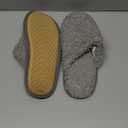 House Slippers for Women Comfy Faux Fur Memory Foam Bedroom Shoes Slip On Slides for Indoor Outdoor Use (11-12, Grey)