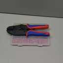 Wire Crimping Tool, Crimping Tool for Heat Shrink Connectors, Wire Crimper AWG 22-10 with 210PCS Wire Crimper, Crimper Tool for Heat Shrink, Nylon, Non-Insulated Connectors