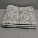 Vintage Washable 2x5 Rug Runner, Sage Green Beige Runners for hallways, Super Soft Kitchen Runner Rug Non Slip, Print Faux Wool Floral Thin Carpet Runner for Entryway Indoor Bedroom