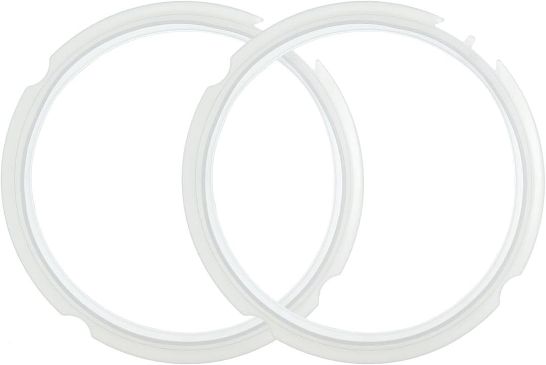 Sealing Ring 3-Qt for Instant Pot, Electric Pressure Cooker Accessories, OEM Replacement Parts, Food-safe Grade Silicone, Clear 3-Pack