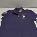 U.S. POLO ASSN. USPA Metallic Print Polo (Navy), Size Small