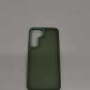 Rayboen for Samsung Galaxy S22 Plus Case, Translucent Frosted Hard Back Silicone Edge Skin Feel Anti-Fingerprint Anti-Scratch Protective Slim Phone Cover for Samsung S22+ Plus 5G, Matte Green
